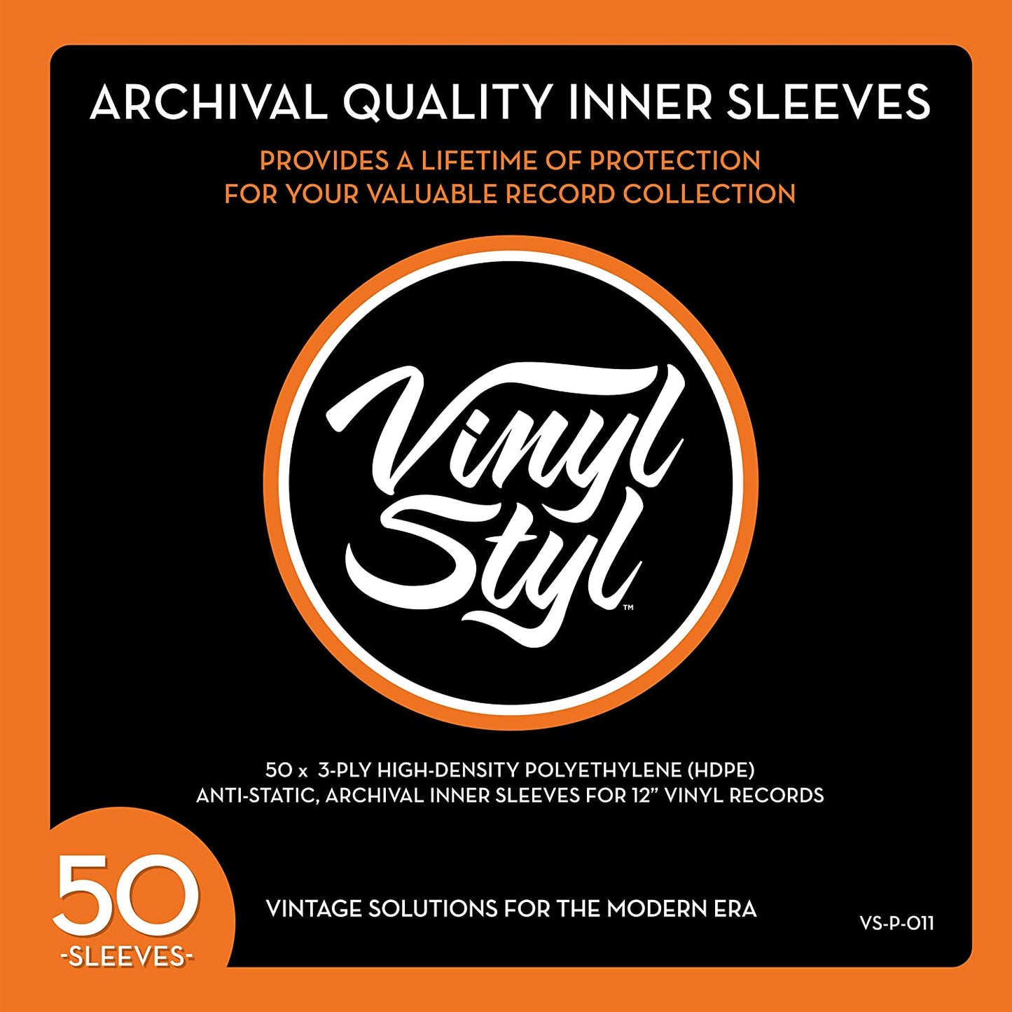 Vinyl Styl Archival Quality Inner Record Sleeves