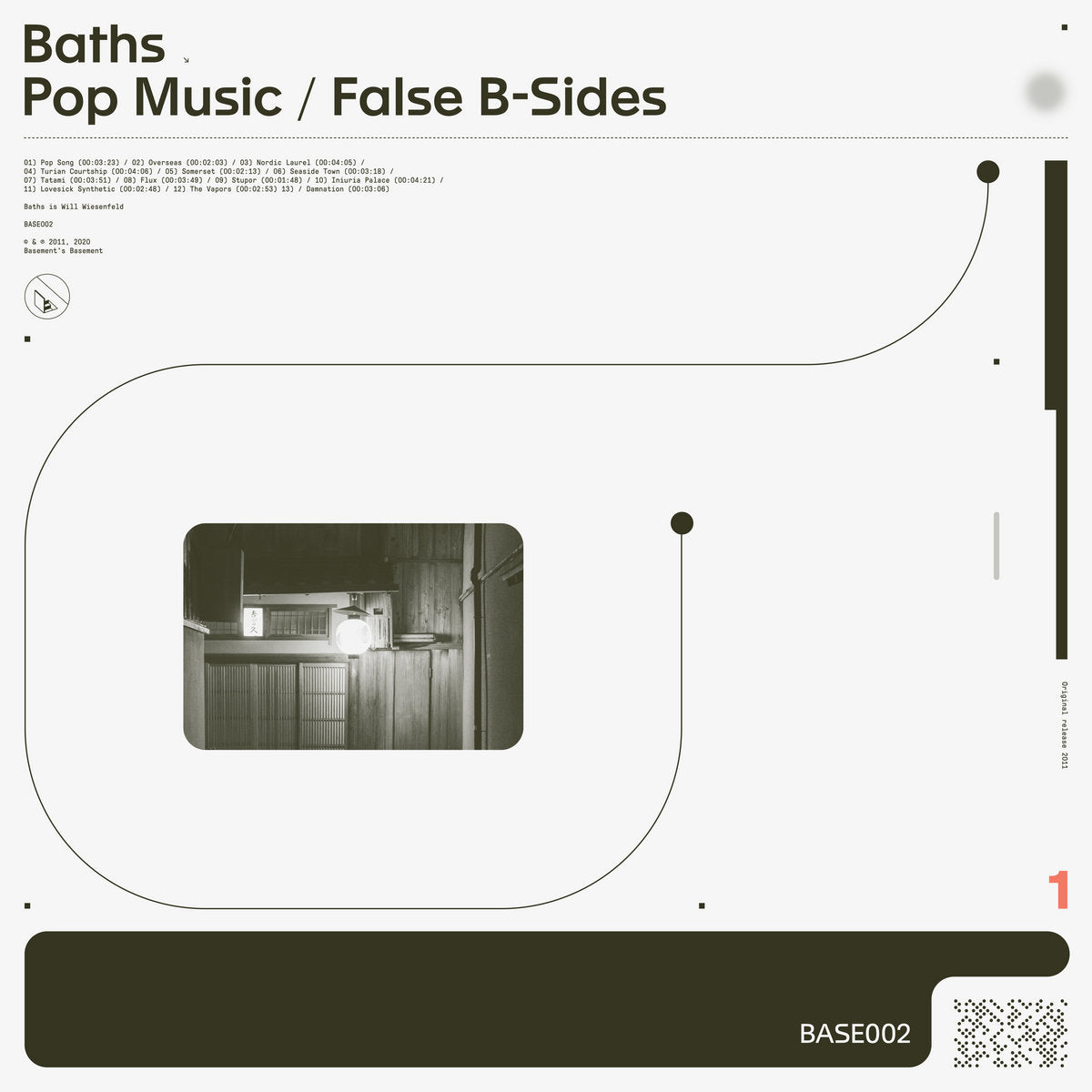 Baths - Pop Music/False B-Sides II  (Cream Vinyl)