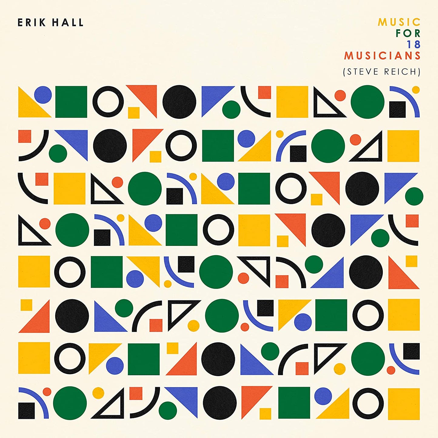 Hall, Erik - Music for 18 Musicians