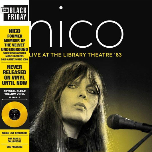 Nico - Live at the Library Theatre '83 (Crystal Clear Yellow Vinyl)