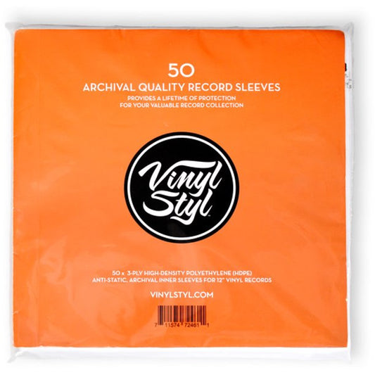 Vinyl Styl Inner Sleeves 50 ct